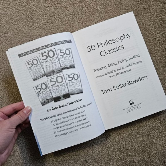 4/$25 50 Philosophy Classics by Tom Butler-Bowdon - Paperback - Picture 2 of 5